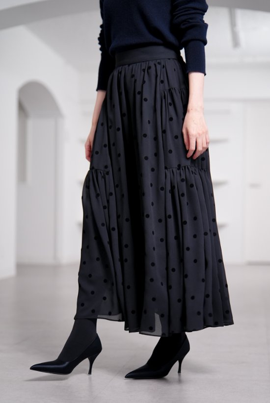 【9月中旬-9月末デリバリー予定】Michelle Mink Dot (全2色)画像
