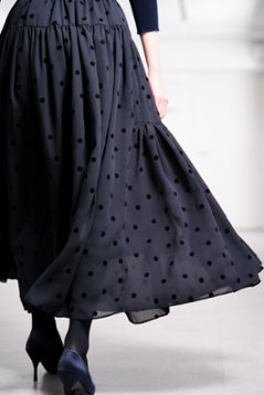 【9月中旬-9月末デリバリー予定】Michelle Mink Dot (全2色)画像