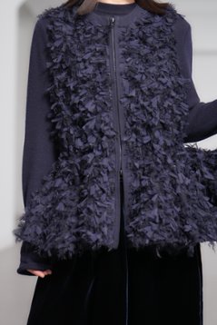 【10月上旬-10月中旬デリバリー予定】Sia Feather Tweed (全3色)の画像