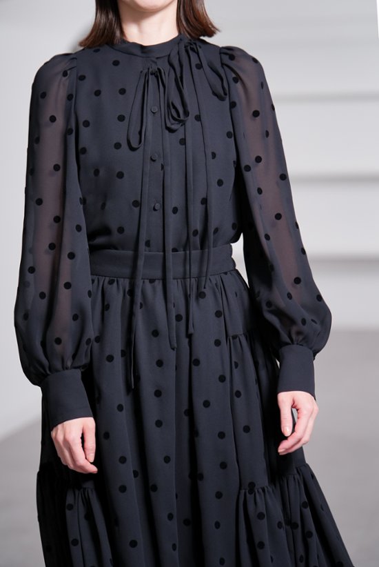 【9月中旬-9月末デリバリー予定】Rosie Mink Dot (全2色)画像