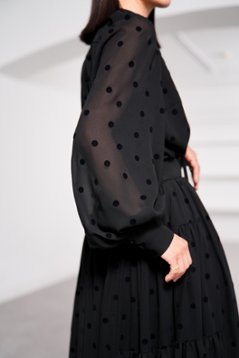 【9月中旬-9月末デリバリー予定】Rosie Mink Dot (全2色)画像