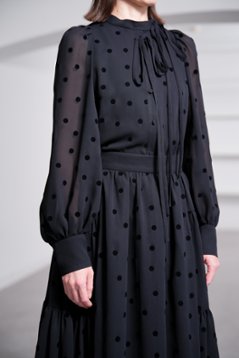 【9月中旬-9月末デリバリー予定】Rosie Mink Dot (全2色)画像