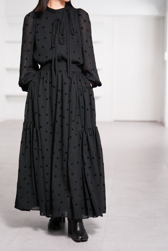 【9月中旬-9月末デリバリー予定】Rosie Mink Dot (全2色)画像