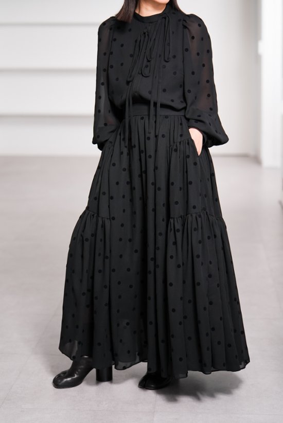 【9月中旬-9月末デリバリー予定】Rosie Mink Dot (全2色)画像