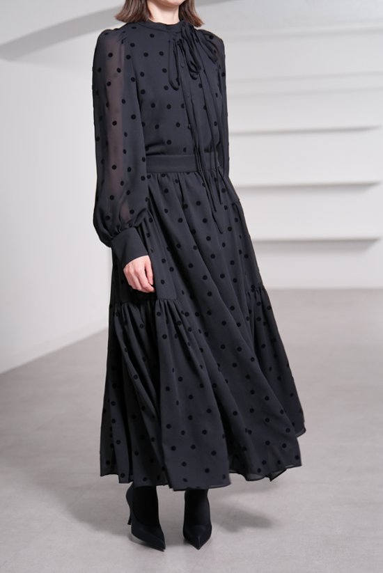 【9月中旬-9月末デリバリー予定】Rosie Mink Dot (全2色)画像