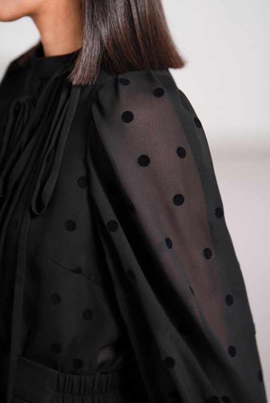 【9月中旬-9月末デリバリー予定】Rosie Mink Dot (全2色)画像