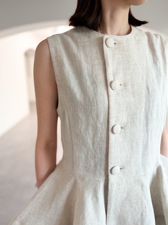 Faye Linen Kinari画像