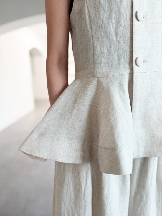 Faye Linen Kinari画像
