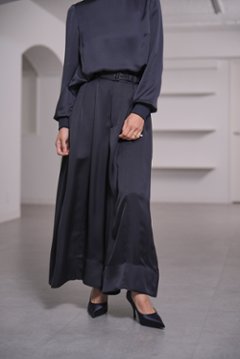 Fred Satin Navy画像