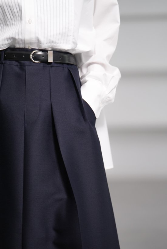 【11月上旬-11月中旬デリバリー予定】Giselle Silk Wool Navy画像