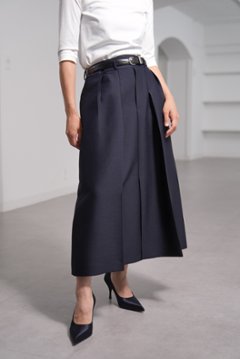 【11月上旬-11月中旬デリバリー予定】Giselle Silk Wool Navy画像