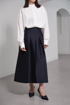 【11月上旬-11月中旬デリバリー予定】Giselle Silk Wool Navy画像