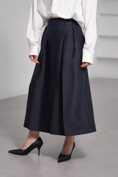 【11月上旬-11月中旬デリバリー予定】Giselle Silk Wool Navy画像
