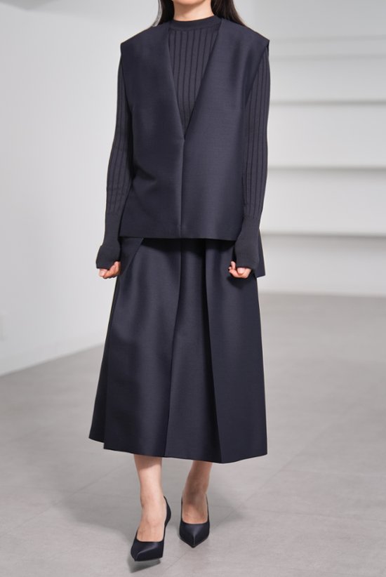 【11月上旬-11月中旬デリバリー予定】Mason Silk Wool Navy画像