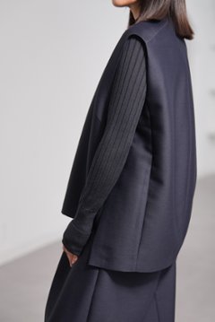 【11月上旬-11月中旬デリバリー予定】Mason Silk Wool Navy画像
