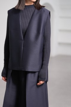 【11月上旬-11月中旬デリバリー予定】Mason Silk Wool Navy画像