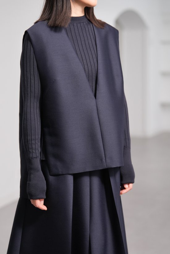 【11月上旬-11月中旬デリバリー予定】Mason Silk Wool Navy画像