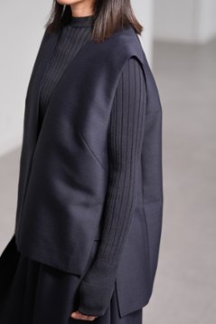 【11月上旬-11月中旬デリバリー予定】Mason Silk Wool Navy画像