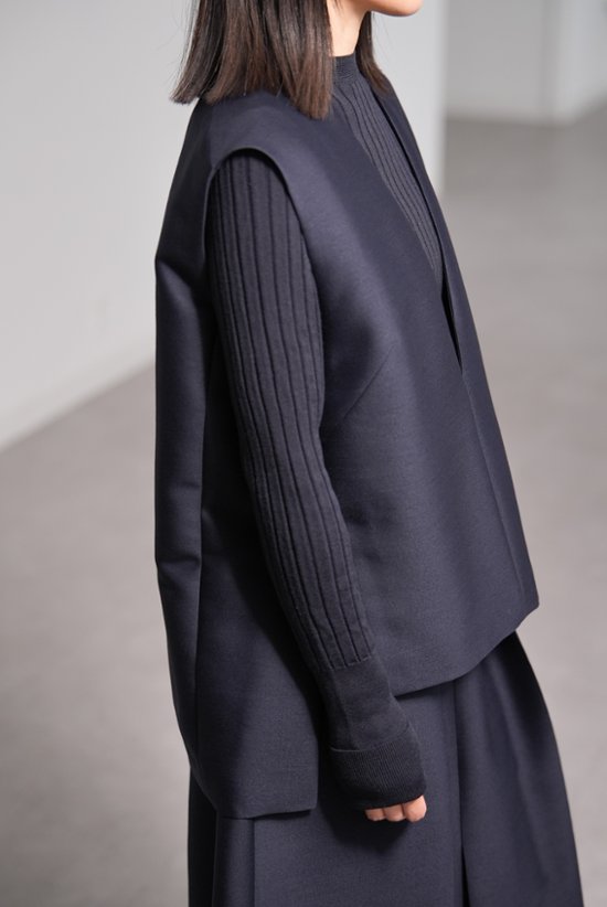 【11月上旬-11月中旬デリバリー予定】Mason Silk Wool Navy画像