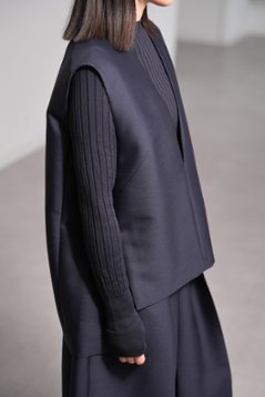 【11月上旬-11月中旬デリバリー予定】Mason Silk Wool Navy画像