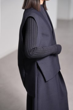 【11月上旬-11月中旬デリバリー予定】Mason Silk Wool Navy画像