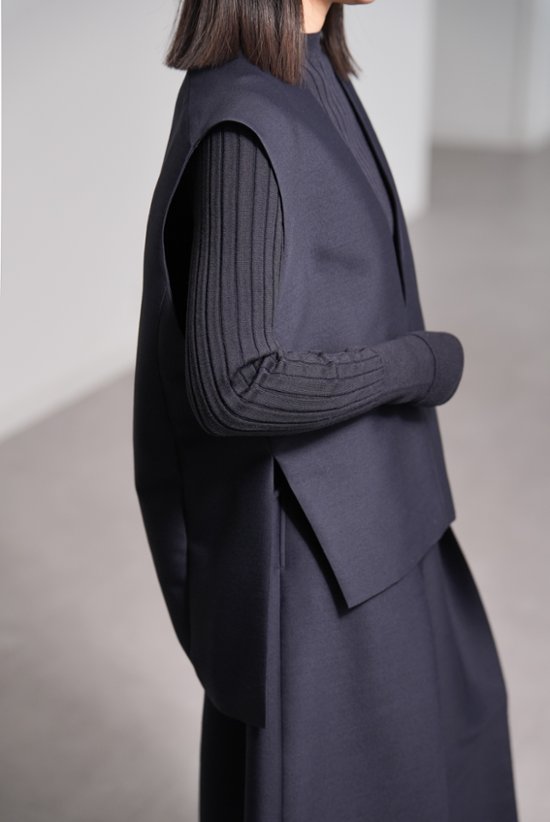 【11月上旬-11月中旬デリバリー予定】Mason Silk Wool Navy画像