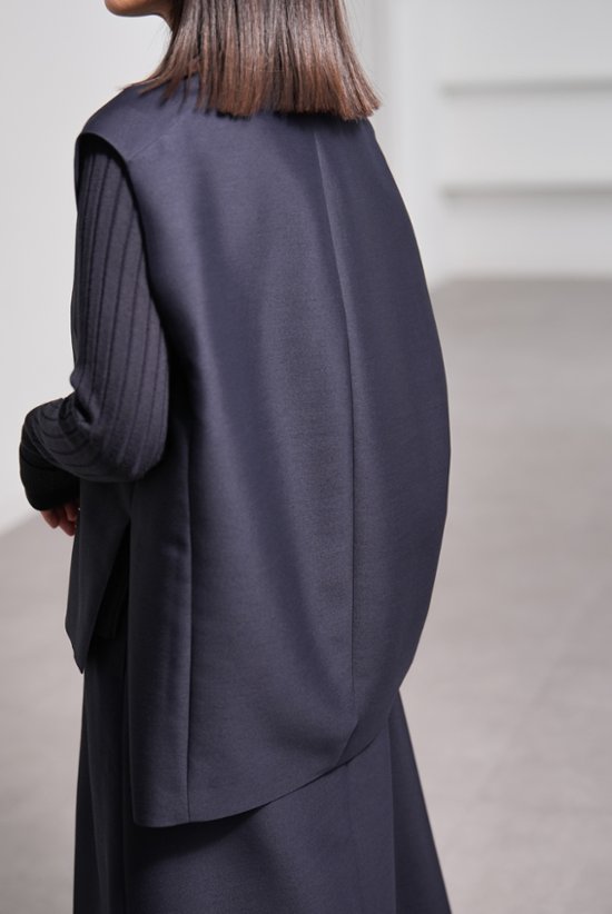 【11月上旬-11月中旬デリバリー予定】Mason Silk Wool Navy画像