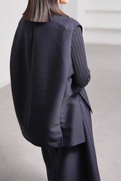 【11月上旬-11月中旬デリバリー予定】Mason Silk Wool Navy画像
