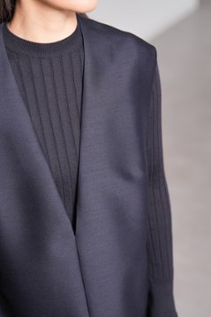 【11月上旬-11月中旬デリバリー予定】Mason Silk Wool Navy画像
