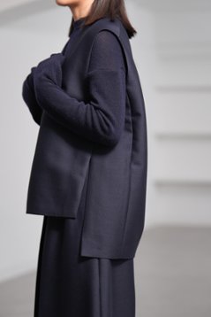 【11月上旬-11月中旬デリバリー予定】Mason Silk Wool Navy画像