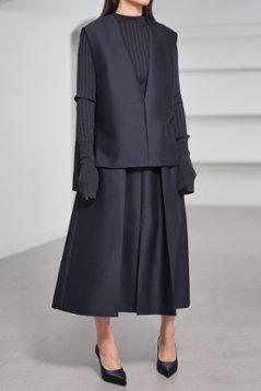 【11月上旬-11月中旬デリバリー予定】Mason Silk Wool Navy画像