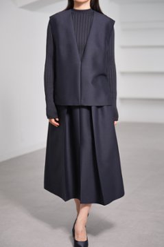 【11月上旬-11月中旬デリバリー予定】Mason Silk Wool Navy画像