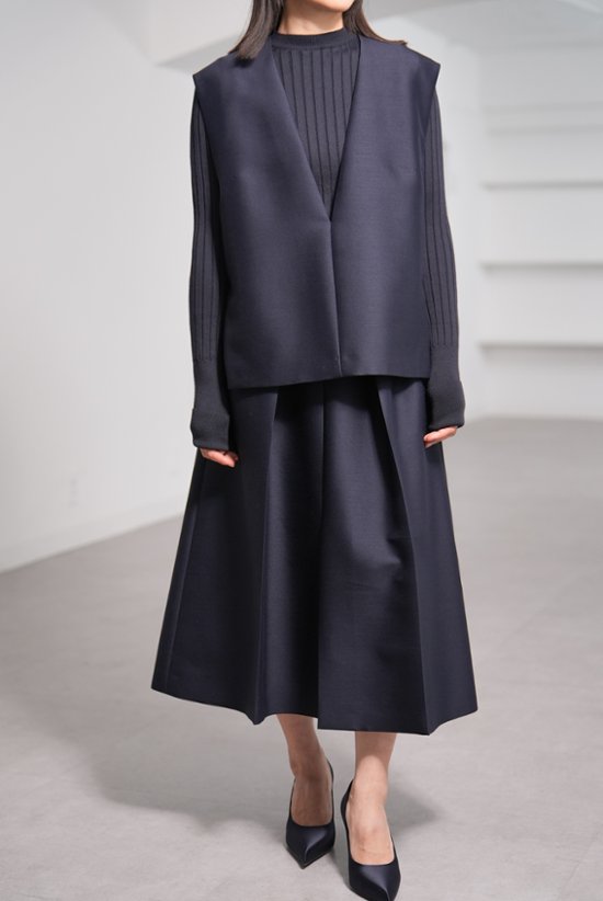 【11月上旬-11月中旬デリバリー予定】Mason Silk Wool Navy画像