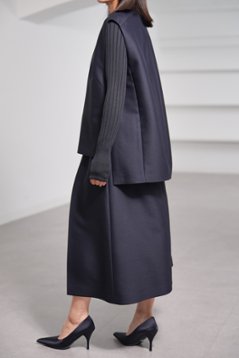 【11月上旬-11月中旬デリバリー予定】Mason Silk Wool Navy画像