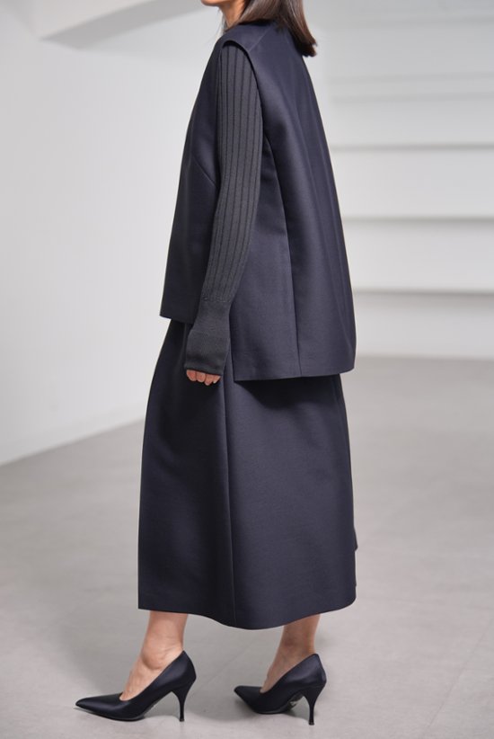 【11月上旬-11月中旬デリバリー予定】Mason Silk Wool Navy画像