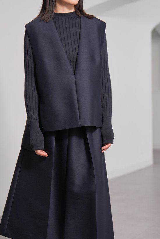 【11月上旬-11月中旬デリバリー予定】Mason Silk Wool Navy画像