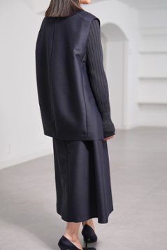 【11月上旬-11月中旬デリバリー予定】Mason Silk Wool Navy画像