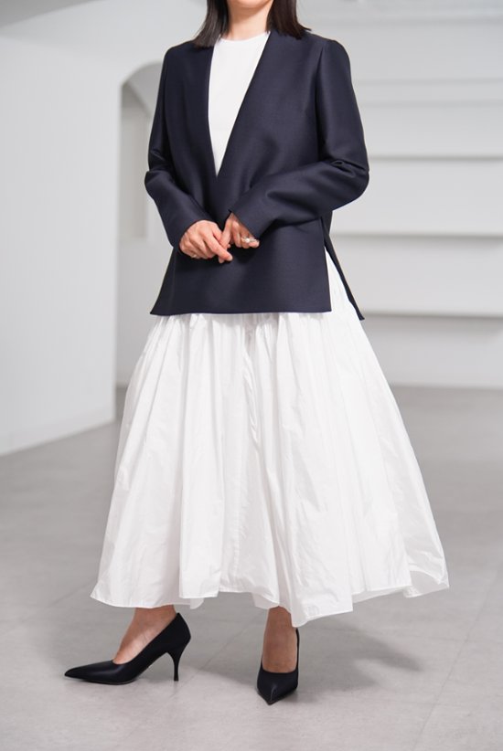 【11月上旬-11月中旬デリバリー予定】Glen Silk Wool Navy画像