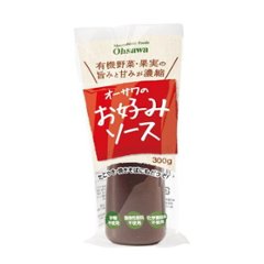 【砂糖・動物性原料不使用】オーサワのお好みソース（３００ｇ）の画像