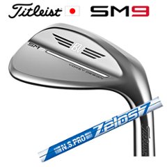 タイトリスト ボーケイデザイン SM9 ウェッジ ツアークローム NSPRO ZELOS7 ゼロス7 日本シャフト社製 日本仕様 特注カスタム スピンミルドナインの画像