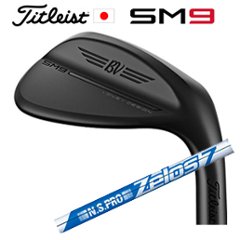 タイトリスト ボーケイデザイン SM9 ウェッジ ジェットブラック NSPRO ZELOS7 ゼロス7 日本シャフト社製 日本仕様 特注カスタム スピンミルドナインの画像