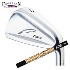 フォーティーン TB-7 FORGED #6～PW 5本組 ダイナミックゴールド105オニキスブラック ONYX BLACK トゥルーテンパー社製 FOURTEEN 日本正規品 特注カスタムの画像