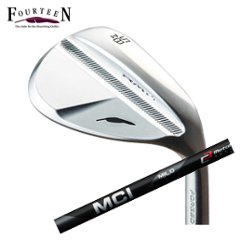 フォーティーン RM-α ニッケルクロムメッキ・パールサテン仕上げ  MCI SOLID/MILD MC 85 WEDGE フジクラ社製 FOURTEEN アールエムアルファ 特注カスタムの画像