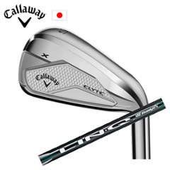 キャロウェイ ELYTE Xアイアン #6〜PW 5本組 LINQ GREEN40 for callawayエリートエックス 日本 特注■今ついているお値段より20％OFF■クーポンコード→20OFFの画像