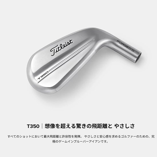 2025 T350 #6〜PW+WEDGE48度 6本組 N.S.PRO 880AMC/S  タイトリスト 日本仕様正規販売店画像