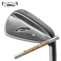 フォーティーン 2025 TB-5 FORGED ダイヤモンドブラックサテン仕上げ #6～PW 5本組 ダイナミックゴールド95.105.120 トゥルーテンパー社製 FOURTEEN 特注カスタムの画像
