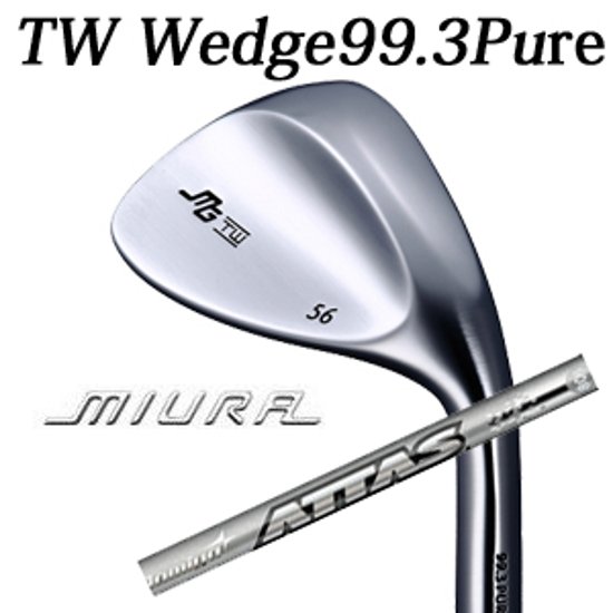 三浦技研 TW ウェッジ 純鉄  ATTAS IRON 115 アッタスアイアン UST Mamiya TW Wedge 99.3 Pure　【2024年11月22日発売】画像