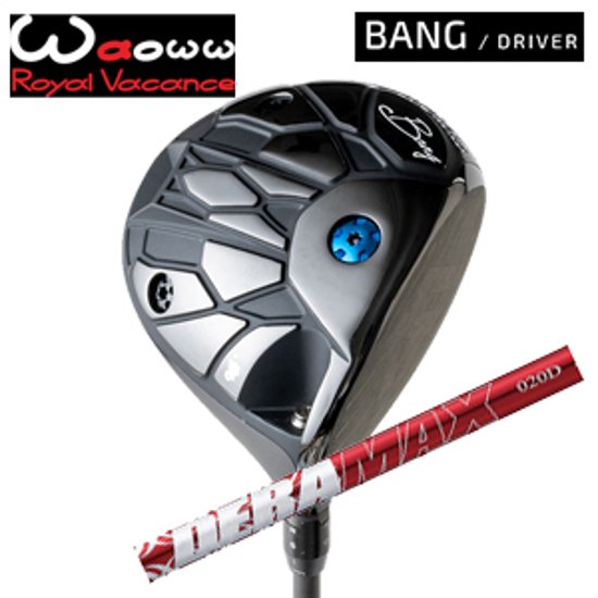 WAOWW(ワオ) BANG ドライバー DERAMAX 020プレミアムシリーズ 赤デラ オリムピック 日本仕様正規品 特注カスタム画像