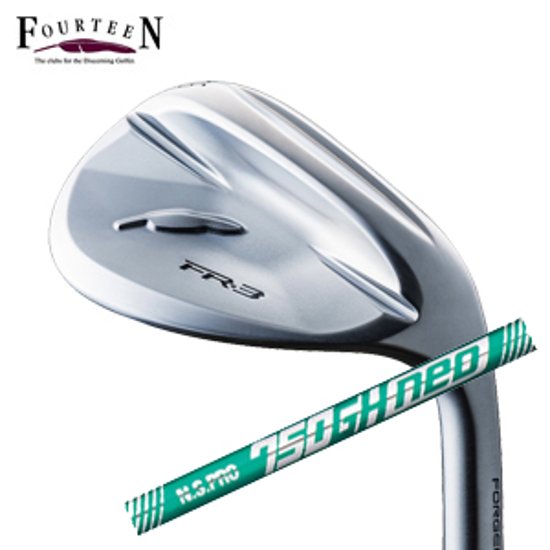 フォーティーン FR-3 ウェッジ パールサテン仕上げ N.S.PRO 750GH neo ネオ 日本シャフト社製 FOURTEEN 特注カスタム画像