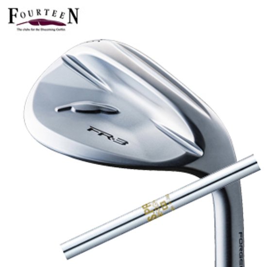フォーティーン FR-3 ウェッジ パールサテン仕上げ N.S.PRO 850GH 日本シャフト社製 FOURTEEN 特注カスタム画像